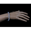 Bracelet Moonstone 6 mm, silver