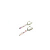 Kunzite earrings 4 mm facet