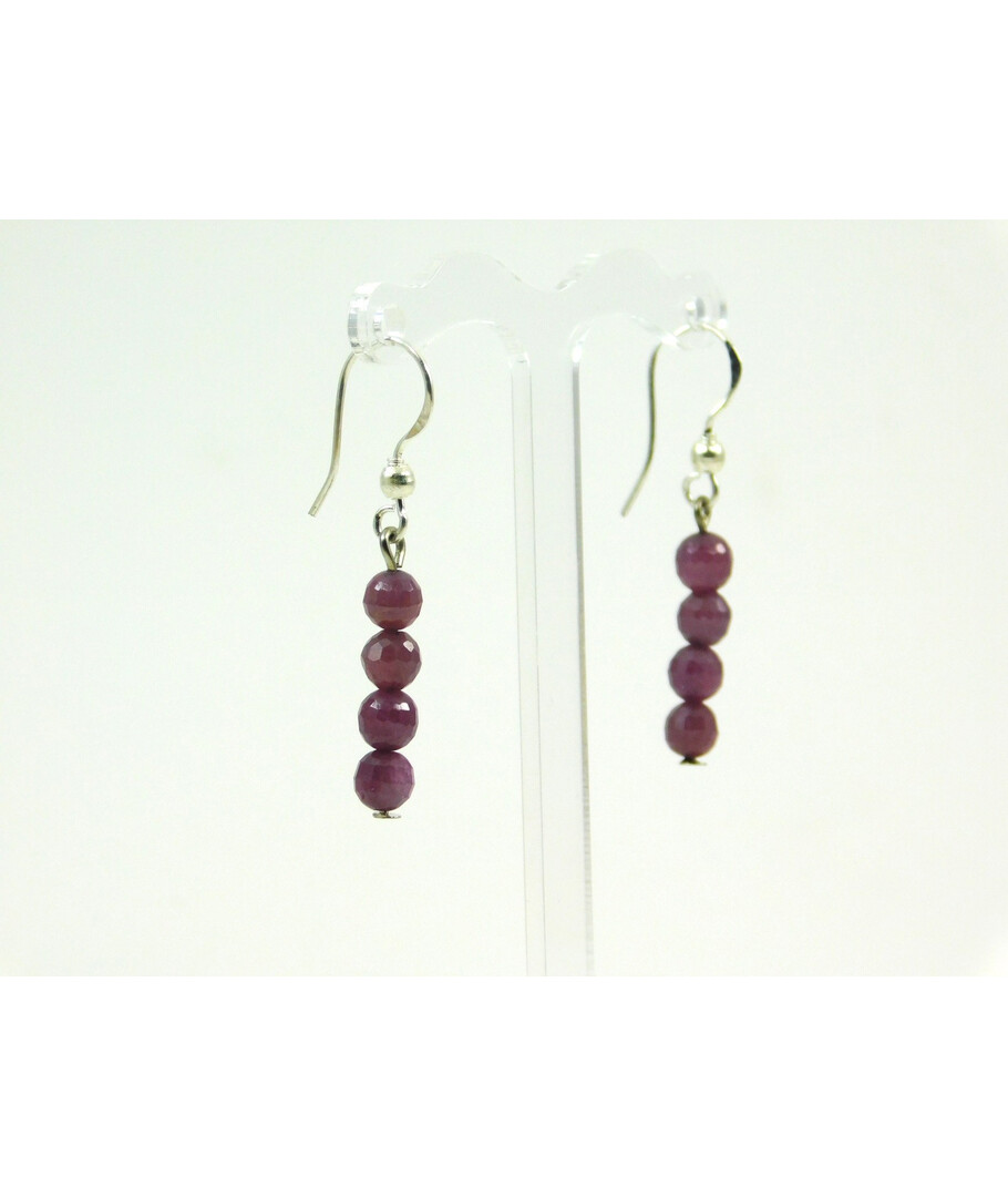 Ruby earrings