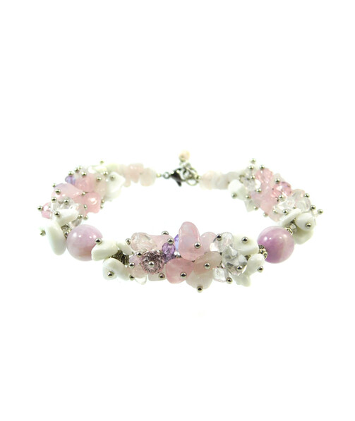 Exclusive bracelet "Pink tenderness" Kunzite