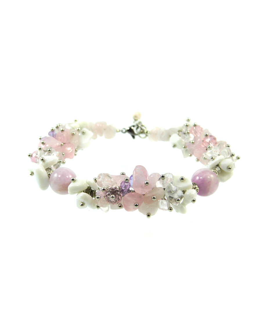 Exclusive bracelet "Pink tenderness" Kunzite