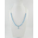 Эксклюзивное ожерелье "Голубая жемчужина" Жемчуг, Лунный камень 