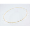 Necklace Pearls white silver 5 mm 41 cm