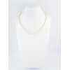 Necklace Pearls white silver 5 mm 41 cm