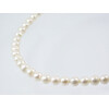 Pearl necklace 8mm silver 