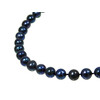 Necklace Black pearls 8mm 47cm silver