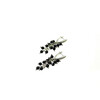 Exclusive earrings &quot;Women&#039;s style&quot; Tourmaline cut 3.5 mm