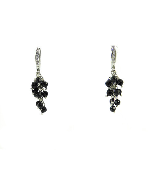 Exclusive earrings "Women's style" Tourmaline cut 3.5 mm