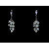 Exclusive earrings &quot;Women&#039;s style&quot; Rock crystal facet 3.5 mm 