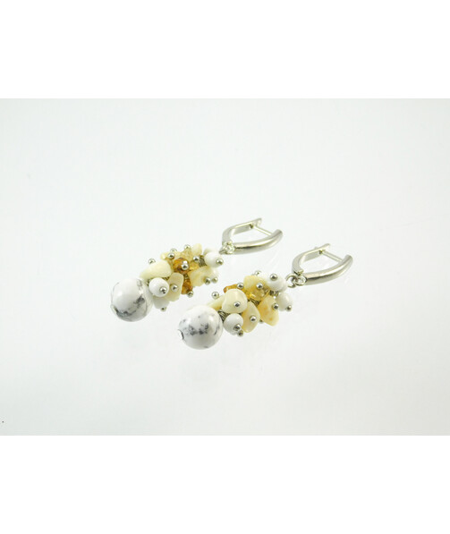 Exclusive Kaholong earrings 10 mm pearl wrap