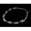 Exclusive necklace &quot;Fountain song&quot; Aquamarine