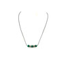 Exclusive pendant Malachite 10 mm leather thread