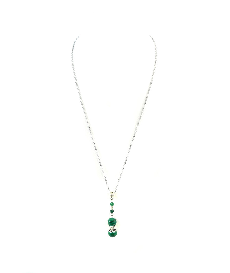 Exclusive pendant Malachite 10-3.5 mm 