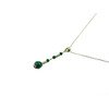 Exclusive pendant Malachite 10-3.5 mm