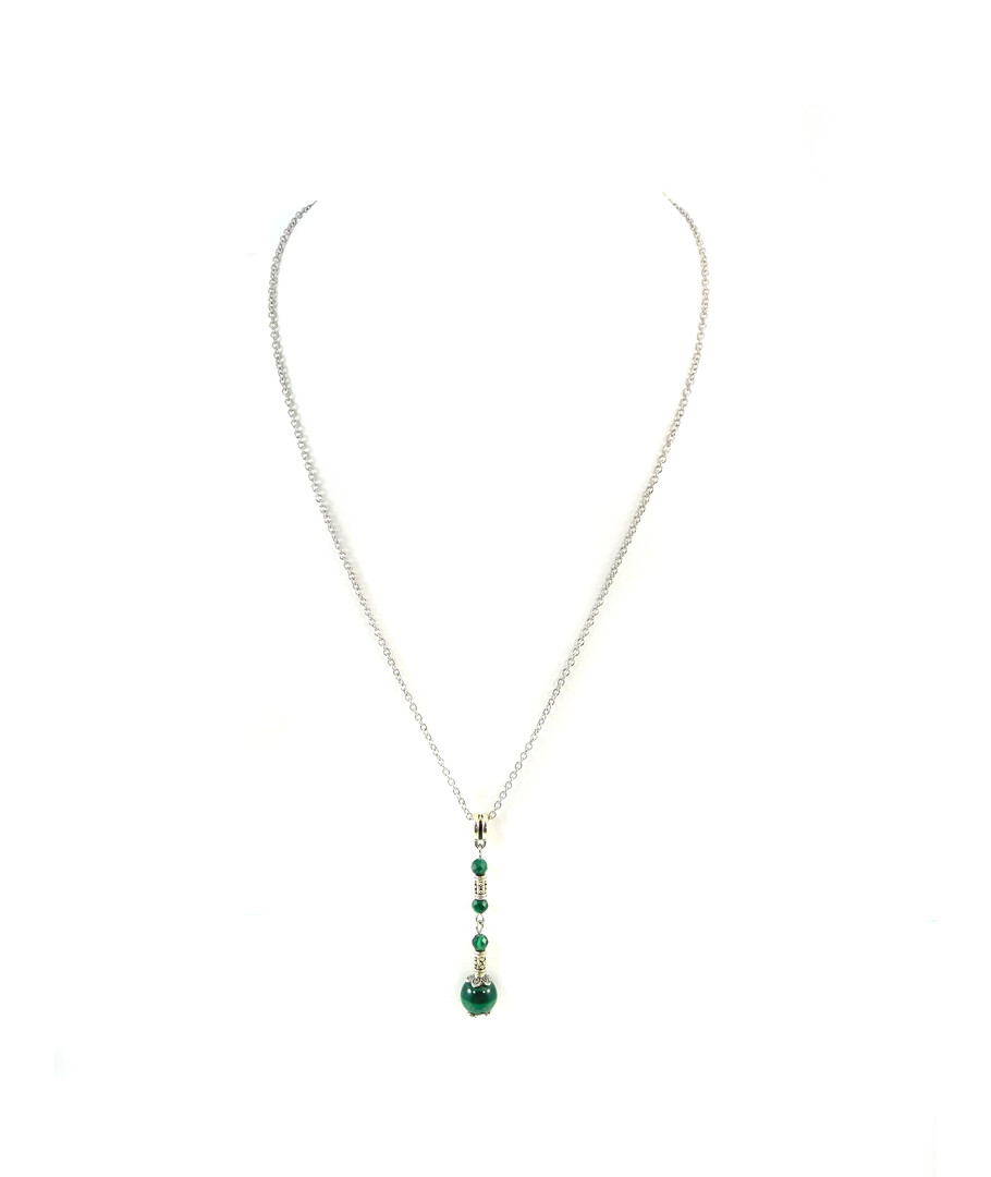 Exclusive pendant Malachite 10-3.5 mm