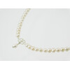 Exclusive necklace &quot;Amore 2&quot; Pearls 5 mm silver