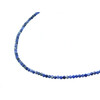 Sodalite necklace 3 mm. facet