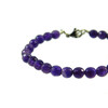 Amethyst facet bracelet 6 mm