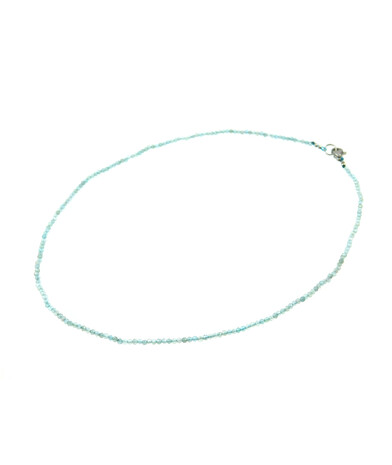 Apatite necklace 2 mm facet