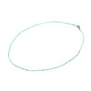 Apatite necklace 2 mm facet