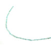 Apatite necklace 2 mm facet