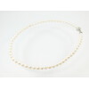 Necklace Pearls white 8mm 46cm silver