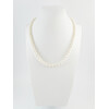 Necklace Pearls white 8mm 46cm silver