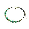 Exclusive necklace &quot;Prima donna&quot; Turquoise 12-10 mm