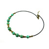 Exclusive necklace &quot;Prima donna&quot; Turquoise 12-10 mm