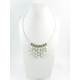 Эксклюзивное ожерелье "Аристократка" морганиты грань, адуляр серебряные шарики 10-6 мм 