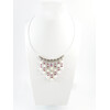 Exclusive necklace &quot;Aristocrat&quot; Pearls, ruby cut 10-8-5 mm