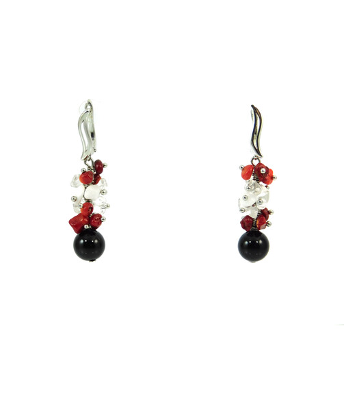 Exclusive earrings "Vytynanka" 