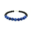 Exclusive bracelet &quot;Ethnic style&quot; Kyanite, Agate 8-6 mm