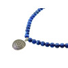 Exclusive necklace &quot;Ethnic style&quot; Kyanite, Agate 8-6 mm 