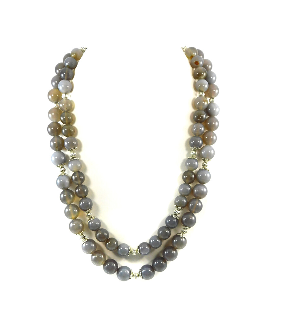 Exclusive necklace "Balamut" Agate 12-14 mm