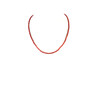 Coral facet necklace