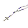 Rosary for prayer Amethyst, Rose quartz, Adular