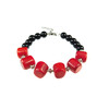 Exclusive bracelet &quot;Ancient World 2&quot; Coral, Agate