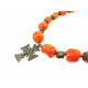 Эксклюзивное ожерелье "Коралл оранжевое 2"