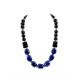 Эксклюзивное ожерелье "Black dress" из Лазурита и Агата