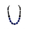 Exclusive necklace &quot;Black dress&quot; with Lazurite and Agate