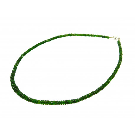 Ожерелье Турмалин зеленый рондель