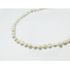 Necklace White pearls 8mm 47cm