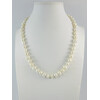 Necklace White pearls 8mm 47cm