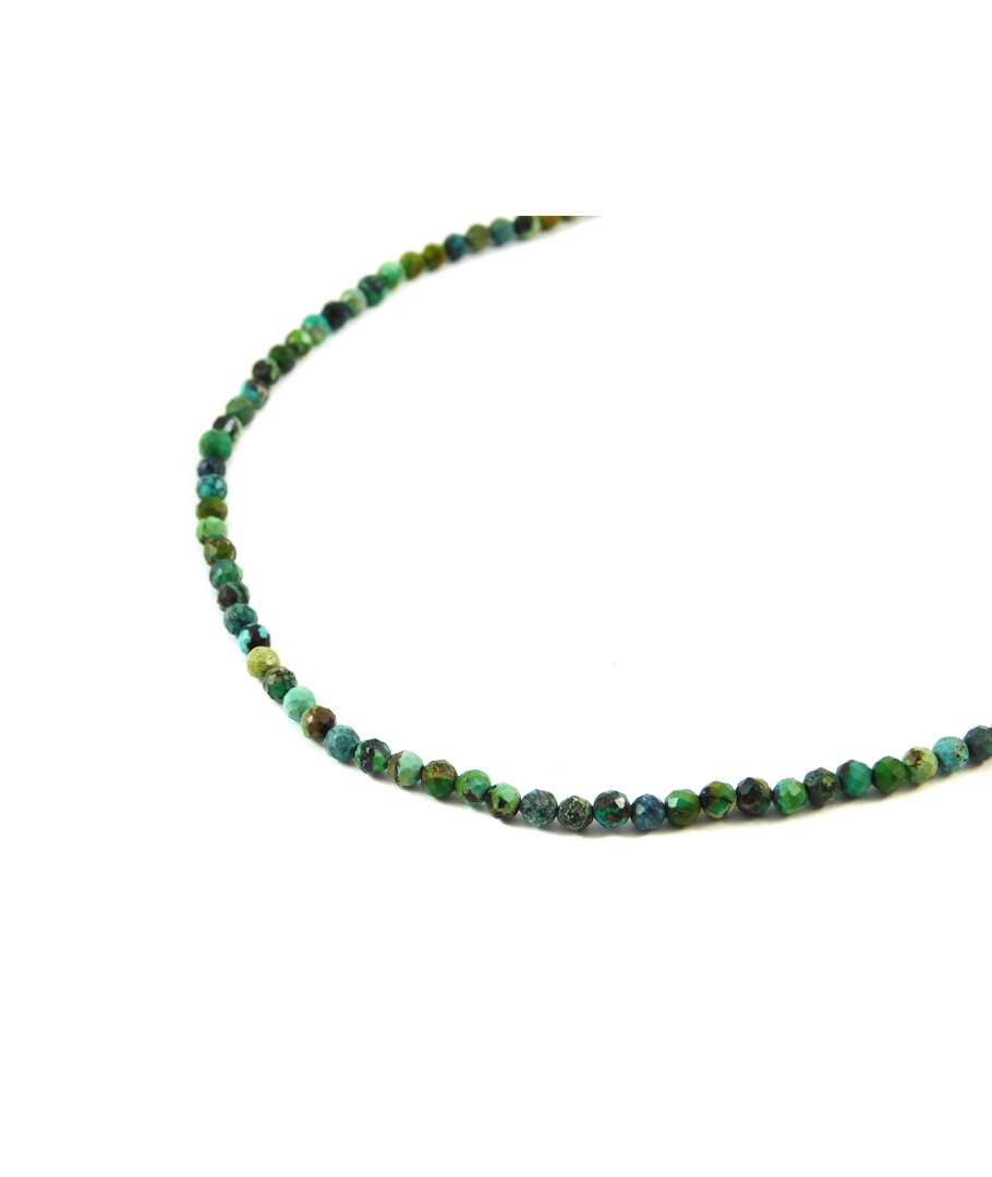 Turquoise faceted necklace 