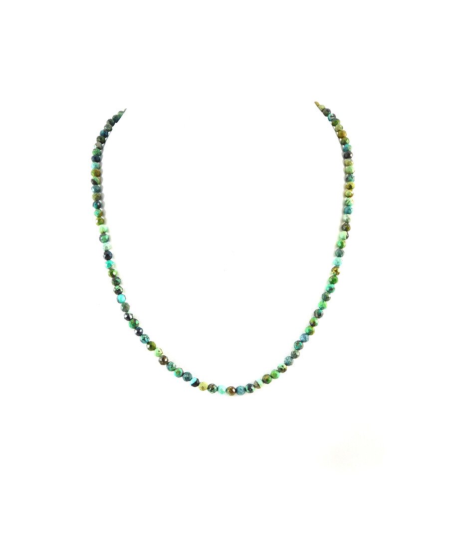 Turquoise faceted necklace 