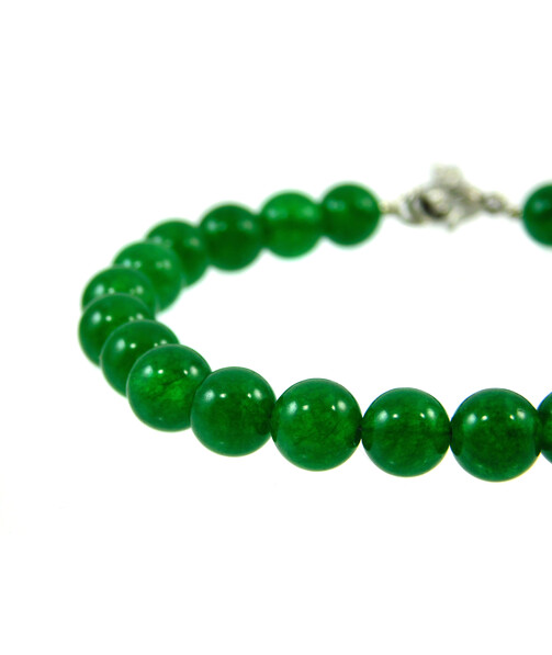 Exclusive chrysoprase bracelet