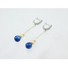 Exclusive Kyanite earrings, Pearls