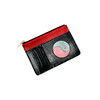 Leather wallet &quot;Yin Yang&quot; black with a lock