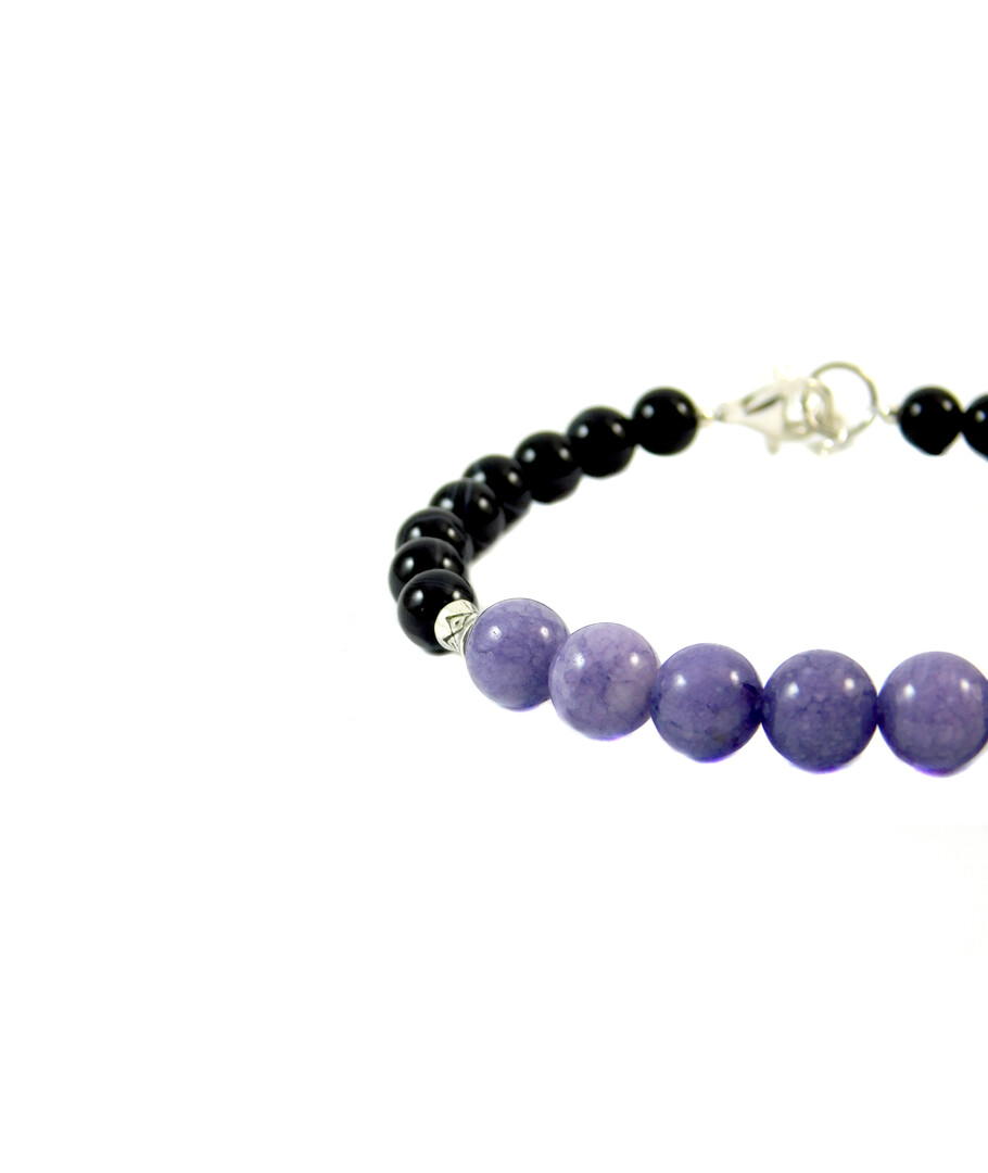 Exclusive bracelet "Ethnic style" Quartz, Agate